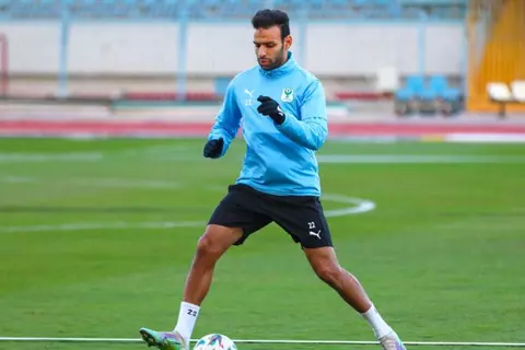 المصري يعلن إصابة ميدو جابر في الرباط الخارجي للركبة